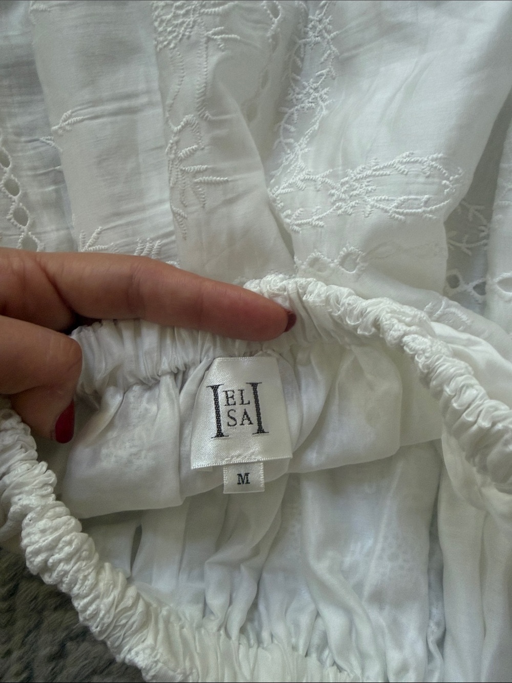 Helsa Handkerchief Skirt - Women's Long Skirt - Picture 3 of 4